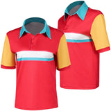 Forgotten Island Jo Women Red Top Cosplay Costume Outfit Halloween Carnival Suit