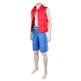 Forgotten Island Raww Red Outfit Cosplay Costume Outfit Halloween Carnival Suit