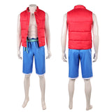Forgotten Island Raww Red Outfit Cosplay Costume Outfit Halloween Carnival Suit