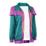 Forgotten Island Risa Women Green Coat Cosplay Costume Outfit Halloween Carnival Suit