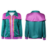 Forgotten Island Risa Women Green Coat Cosplay Costume Outfit Halloween Carnival Suit
