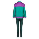 Forgotten Island Risa Women Green Coat Outfit Cosplay Costume Outfit Halloween Carnival Suit