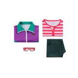 Forgotten Island Risa Women Green Coat Outfit Cosplay Costume Outfit Halloween Carnival Suit
