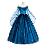 Frankenstein Elizabeth Women Blue Dress Cosplay Costume Outfit Halloween Carnival Suit
