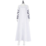 Frankenstein Elizabeth Women White Outfit Cosplay Costume Outfit Halloween Carnival Suit