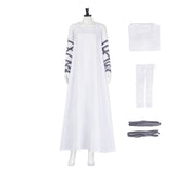 Frankenstein Elizabeth Women White Outfit Cosplay Costume Outfit Halloween Carnival Suit