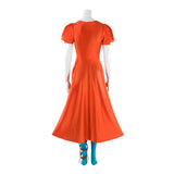 Frankenstein The Bride Women Orange Outfit Cosplay Costume Outfit Halloween Carnival Suit