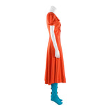 Frankenstein The Bride Women Orange Outfit Cosplay Costume Outfit Halloween Carnival Suit