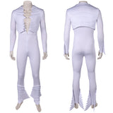 Freddie Mercury White Outfit Cosplay Costume Outfits Halloween Carnival Suit