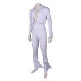 Freddie Mercury White Outfit Cosplay Costume Outfits Halloween Carnival Suit