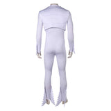 Freddie Mercury White Outfit Cosplay Costume Outfits Halloween Carnival Suit