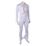 Freddie Mercury White Outfit Cosplay Costume Outfits Halloween Carnival Suit