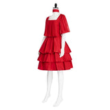Frieren: Beyond Journey's End Frieren Women Red Dress Cosplay Costume Outfit Halloween Carnival Suit