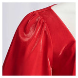 Frieren: Beyond Journey's End Frieren Women Red Dress Cosplay Costume Outfit Halloween Carnival Suit