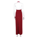 From the World of John Wick: Ballerina Eve Macarro Red Dress Cosplay Costume
