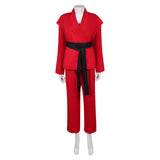 From the World of John Wick: Ballerina Eve Macarro Red Taekwondo Uniform Cosplay Costume