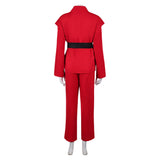 From the World of John Wick: Ballerina Eve Macarro Red Taekwondo Uniform Cosplay Costume