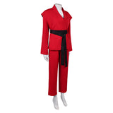 From the World of John Wick: Ballerina Eve Macarro Red Taekwondo Uniform Cosplay Costume
