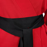 From the World of John Wick: Ballerina Eve Macarro Red Taekwondo Uniform Cosplay Costume