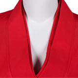 From the World of John Wick: Ballerina Eve Macarro Red Taekwondo Uniform Cosplay Costume