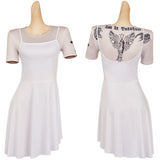 From the World of John Wick: Ballerina Eve Macarro White Dress Cosplay Costume
