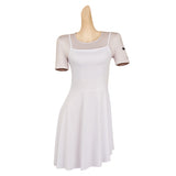 From the World of John Wick: Ballerina Eve Macarro White Dress Cosplay Costume