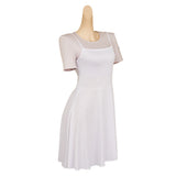 From the World of John Wick: Ballerina Eve Macarro White Dress Cosplay Costume