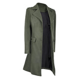 From the World of John Wick: Ballerina Rooney Eve Macarro Green Coat Cosplay Costume