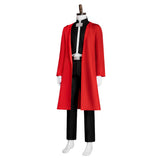 Fullmetal Alchemist  Edward Elric Red Outfit Cosplay Costume Outfit Halloween Carnival Suit