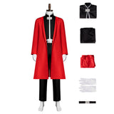 Fullmetal Alchemist  Edward Elric Red Outfit Cosplay Costume Outfit Halloween Carnival Suit