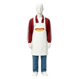 Futurama Philip J.Fry Red Tracksuit Set with Apron Cosplay Costume Outfit Halloween Carnival Suit