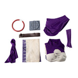 GACHIAKUTA  Nerde Women Purple Outfit Cosplay Costume Outfit Halloween Carnival Suit