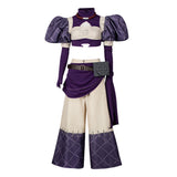 GACHIAKUTA  Nerde Women Purple Outfit Cosplay Costume Outfit Halloween Carnival Suit