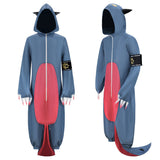 Gachiakuta Gita Women Gray Jumpsuit Cosplay Costume Outfit Halloween Carnival Suit