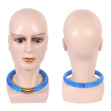 GACHIAKUTA Rudo Blue Cosplay Neckband Halloween Carnival Costume Accessories Prop