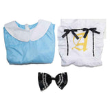 Game Alice: Madness Returns Alice Women Blue Lolita Dress Cosplay Costume Outfits Halloween Carnival Suit
