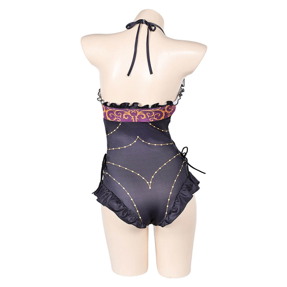 Game Baldur's Gate Astarion Women Purple Sexy Swimsuit Cosplay Costume TrendsinCosplay Game Baldur's Gate Astarion Women Purple Sexy Swimsuit Cosplay Costume TrendsinCosplay