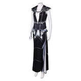 Game Baldur's Gate Shadowheart Women Black Leather Outfit Cosplay Costume Outfits Halloween Carnival Suit