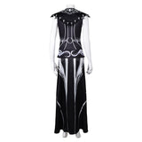 Game Baldur's Gate Shadowheart Women Black Leather Outfit Cosplay Costume Outfits Halloween Carnival Suit