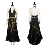 Game Elden Ring Marika Women Black Dress Cosplay Costume Outfits Halloween Carnival Suit