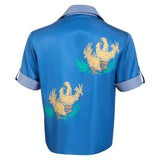 Game Final Fantasy Cloud Chocobo Blue Shirt Cosplay Costume Outfits Halloween Carnival Suit