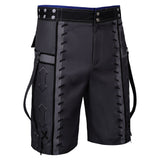 Game Final Fantasy Cloud Strife Black Shorts Cosplay Costume Outfits Halloween Carnival Suit