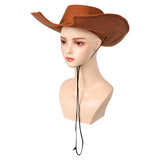 Game Final Fantasy Tifa Lockhart Western Cowboy Hat Cosplay Accessories Halloween Carnival Costume Props