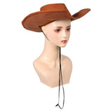 Game Final Fantasy Tifa Lockhart Western Cowboy Hat Cosplay Accessories Halloween Carnival Costume Props