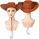 Game Final Fantasy Tifa Lockhart Western Cowboy Hat Cosplay Accessories Halloween Carnival Costume Props