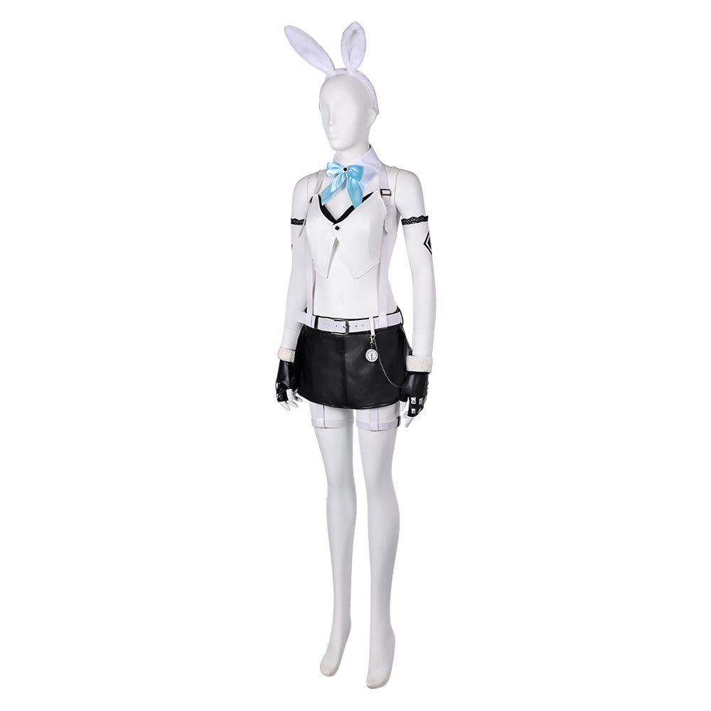 Game Final Fantasy VII Ever Crisis Tifa Lockhar Women White Bunny Girl ...