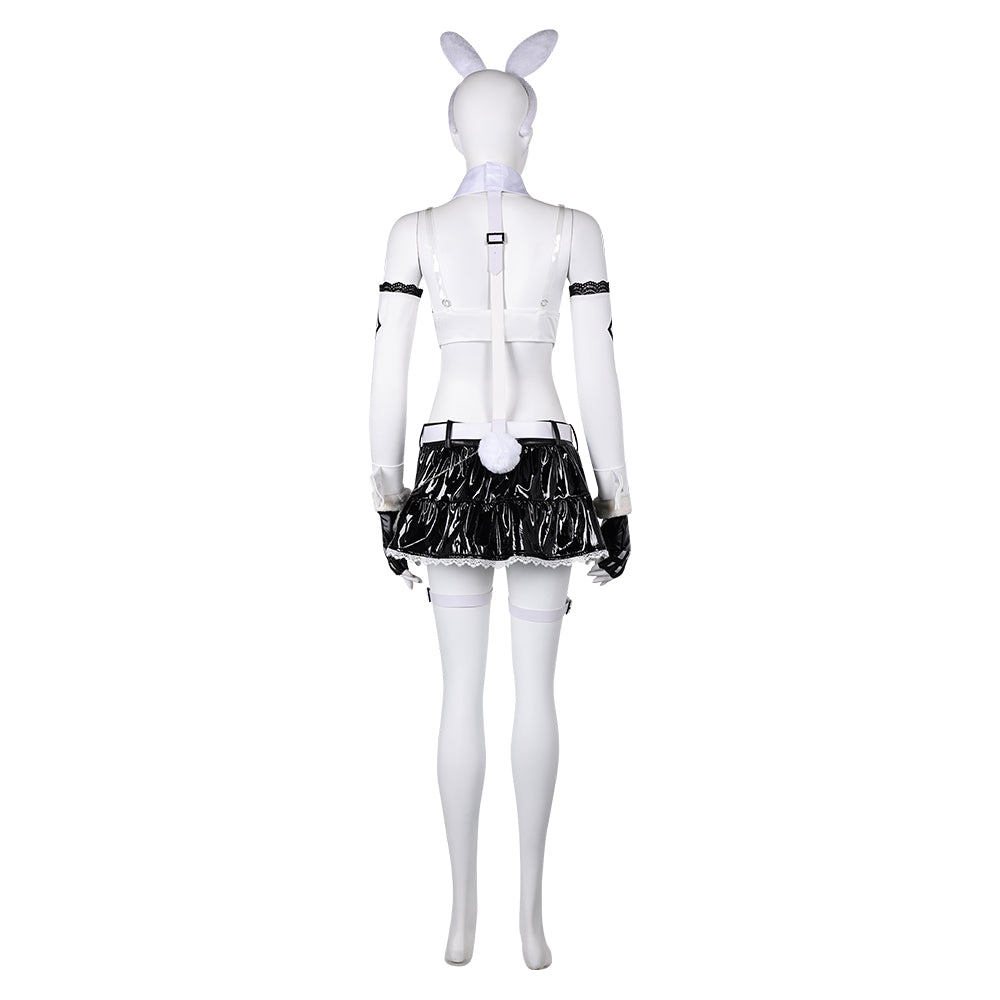 Game Final Fantasy VII Ever Crisis Tifa Lockhar Women White Bunny Girl ...