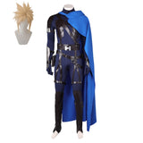 Game Final Fantasy VII Rebirth Cloud Strife Combat Suit Cosplay Costume Outfits Halloween Carnival Suit