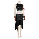 Game Final Fantasy VII Tifa Lockhart Women Black Outfit Cosplay Costume Outfits Halloween Carnival Suit