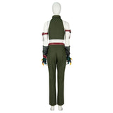 Game Final Fantasy VII Tifa Lockhart Women Green Cowbay Suit Cosplay Costume Outfits Halloween Carnival Suit